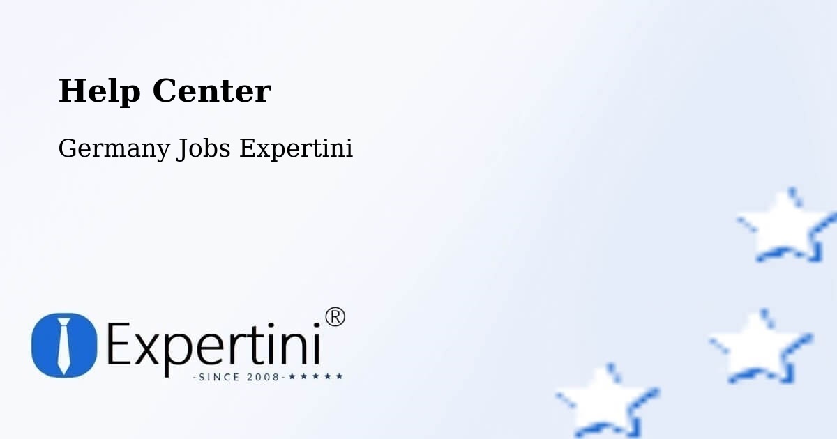 Help Center – Dormitz - Germany Jobs Expertini