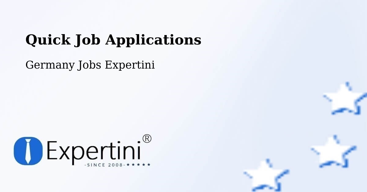 Quick Apply Feature – Dormitz - Germany Jobs Expertini